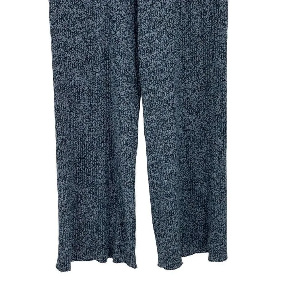 Athleta Reverie Sweater‎ Pant Blue Wicking Breathable Wide Leg Women Small Warm